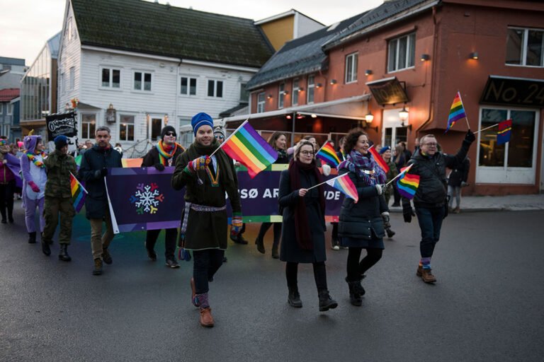 Tromsø Arctic Pride in 2018. Photo: Mateusz Boinski / Shutterstock.com