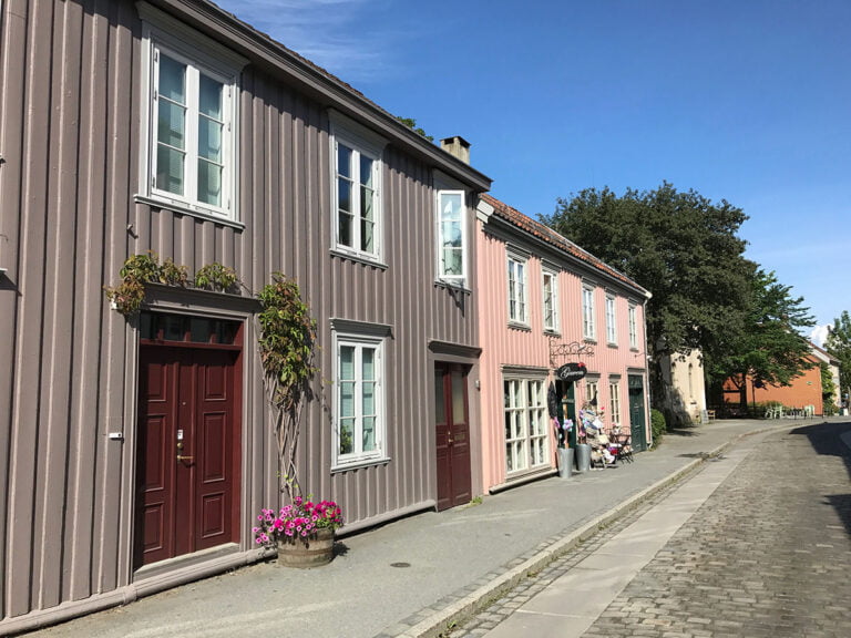 Cobbled streets of Bakklandet.