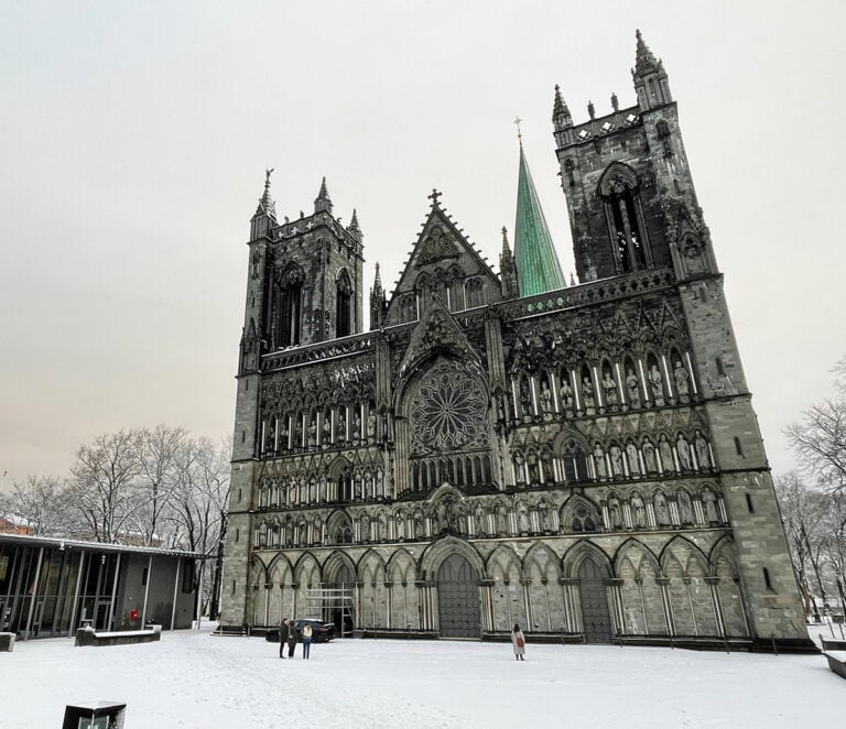 West Front of Nidaros Cathedral in Trondheim