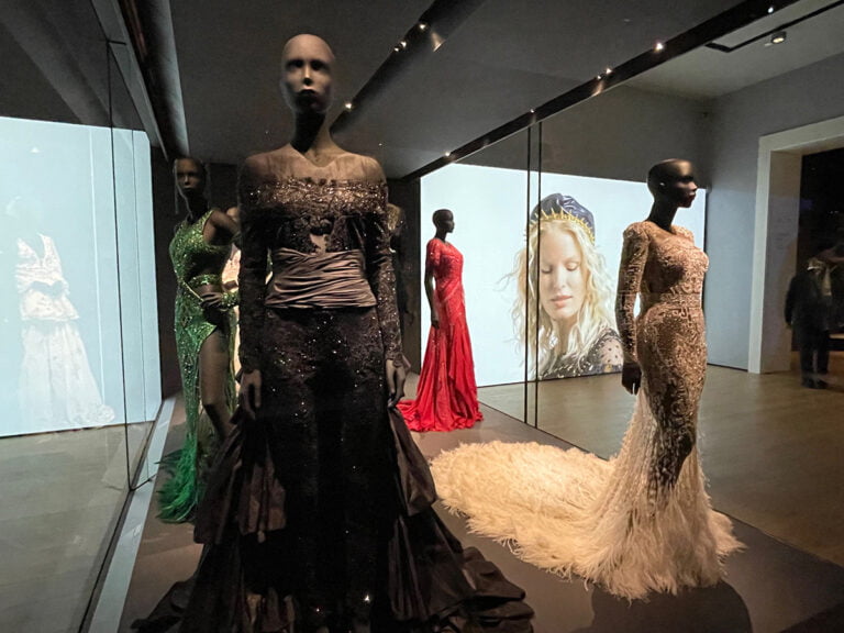 Norwegian fashion on display at the National Museum.