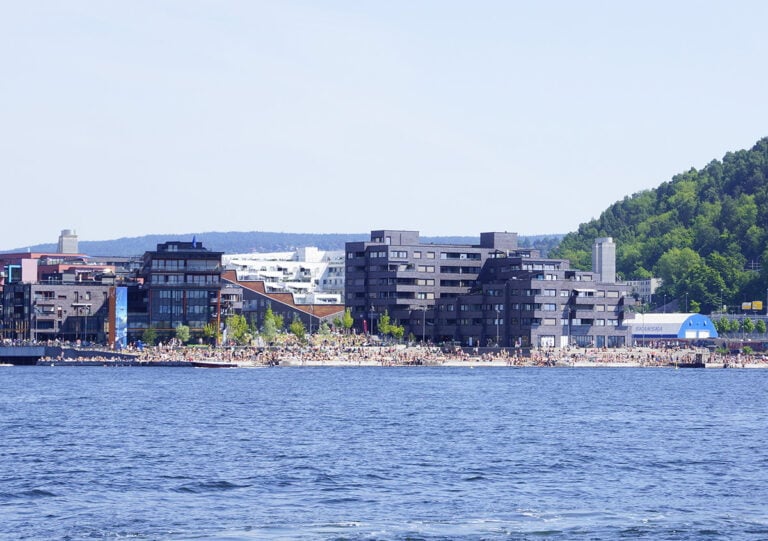 Sørenga jetty on the Oslo waterfront.