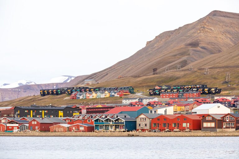 Summer in Longyearbyen, Svalbard.