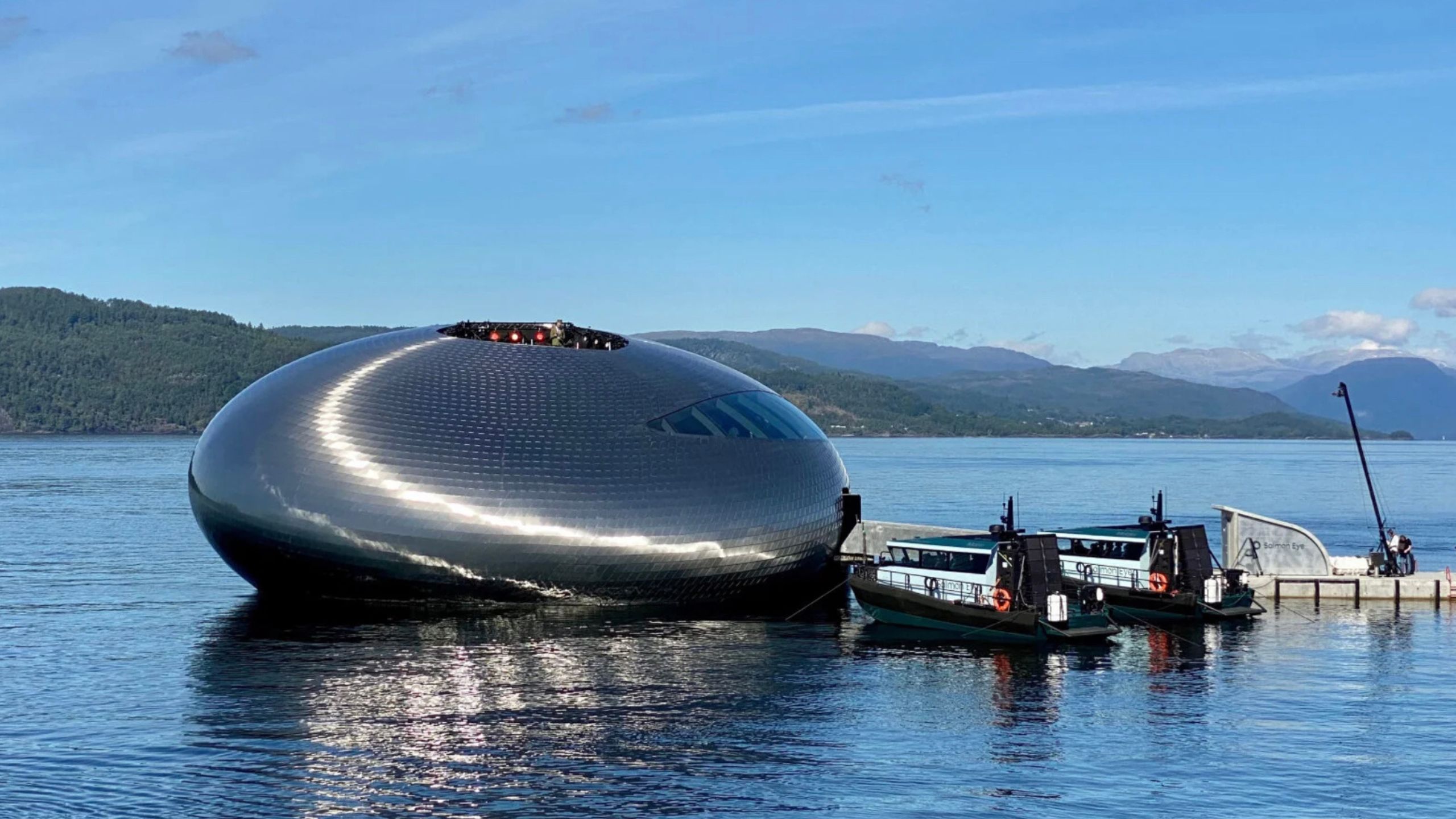 Salmon Eye launch event in Hardangerfjord, Norway.