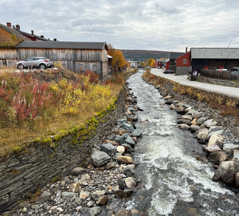 Glomma river in Røros.