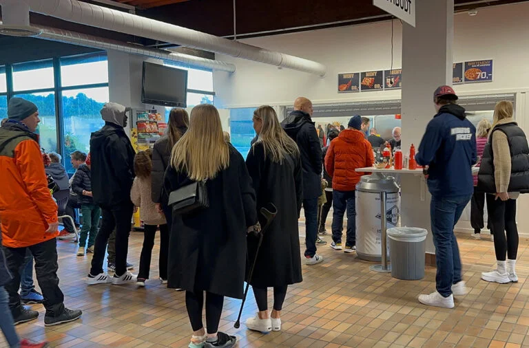 Kiosk at Leangen Arena.