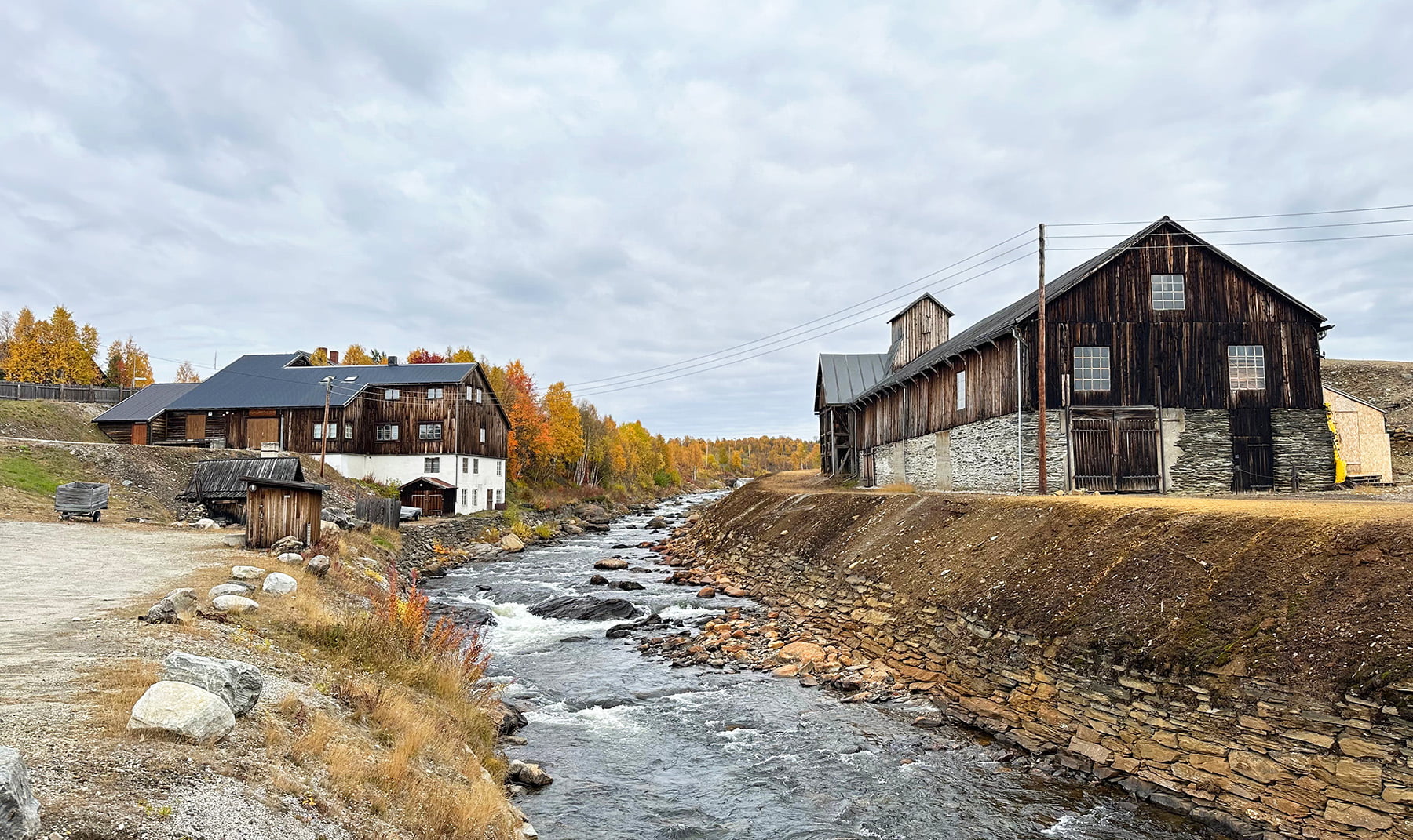 Røros river in the autumn