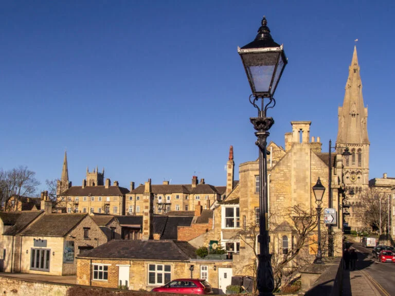 Stamford in Lincolnshire.