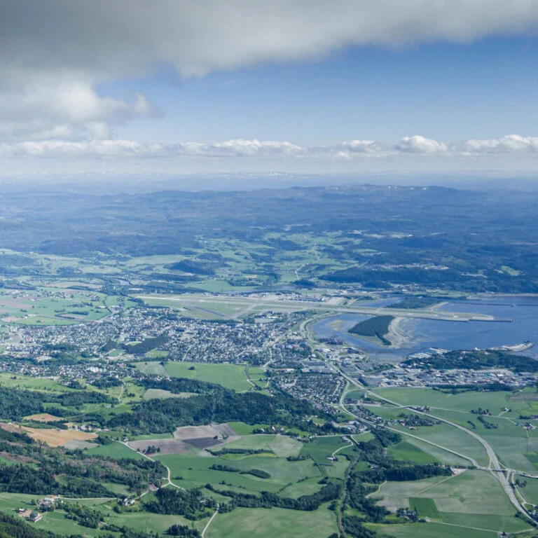 Stjørdal is home to Trondheim Airport.