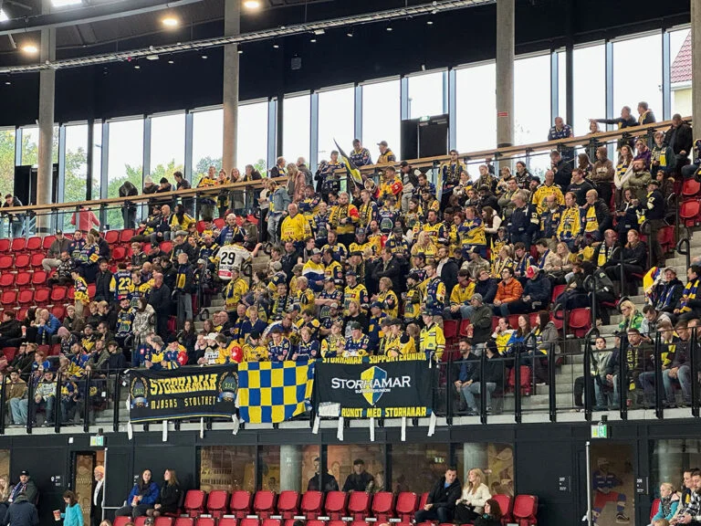 Storhamar fans in Oslo.