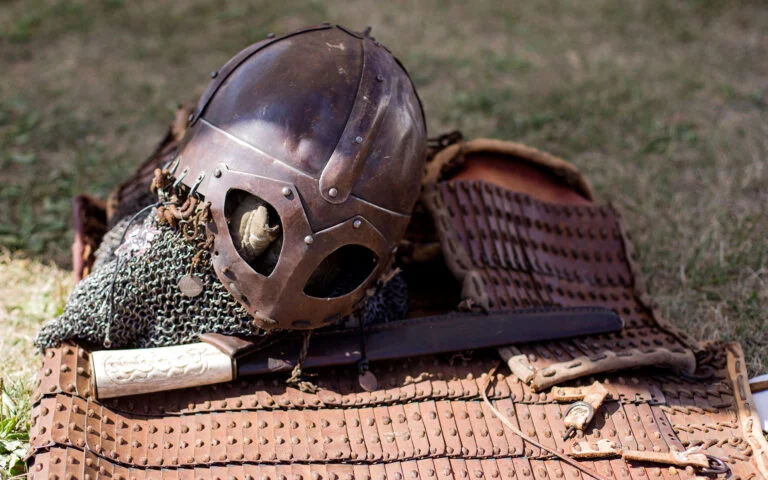 Viking Age helmet in Danelaw.