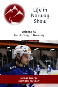 Ice Hockey in Norway podcast pin