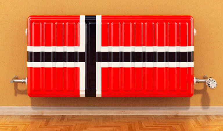 Central heating system in Norway image