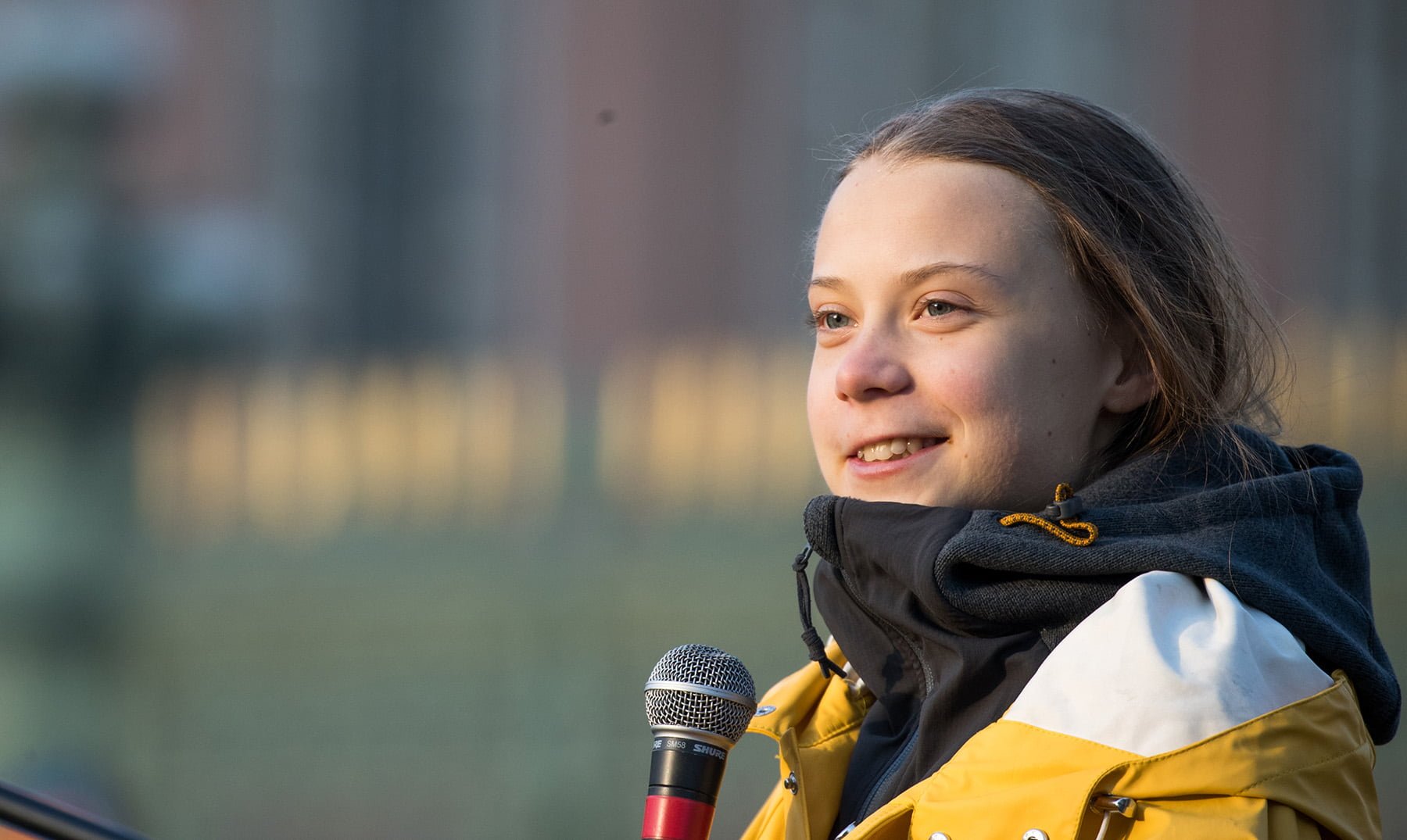 Swedish climate activist Greta Thunberg speaking in 2019. Photo: Mauro Ujetto / Shutterstock.com.