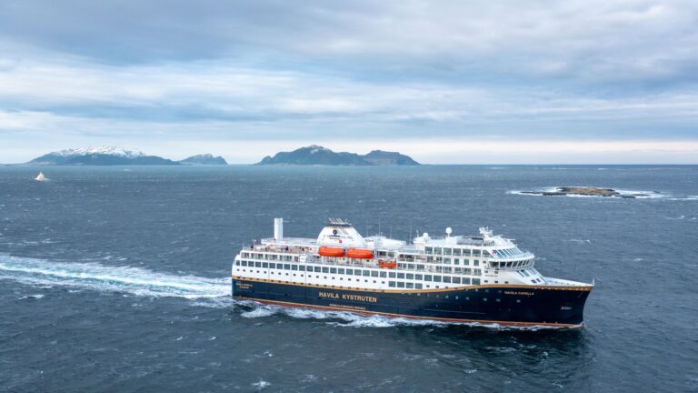 Havila Capella ship on the Norwegian coastal voyage.