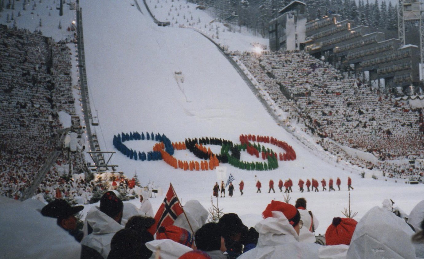 Olympic opening ceremony at Lillehammer in 1994