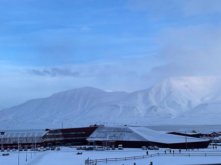 Longyearbyen in March.