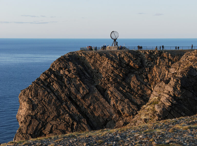 The Nordkapp clifftop in Norway.