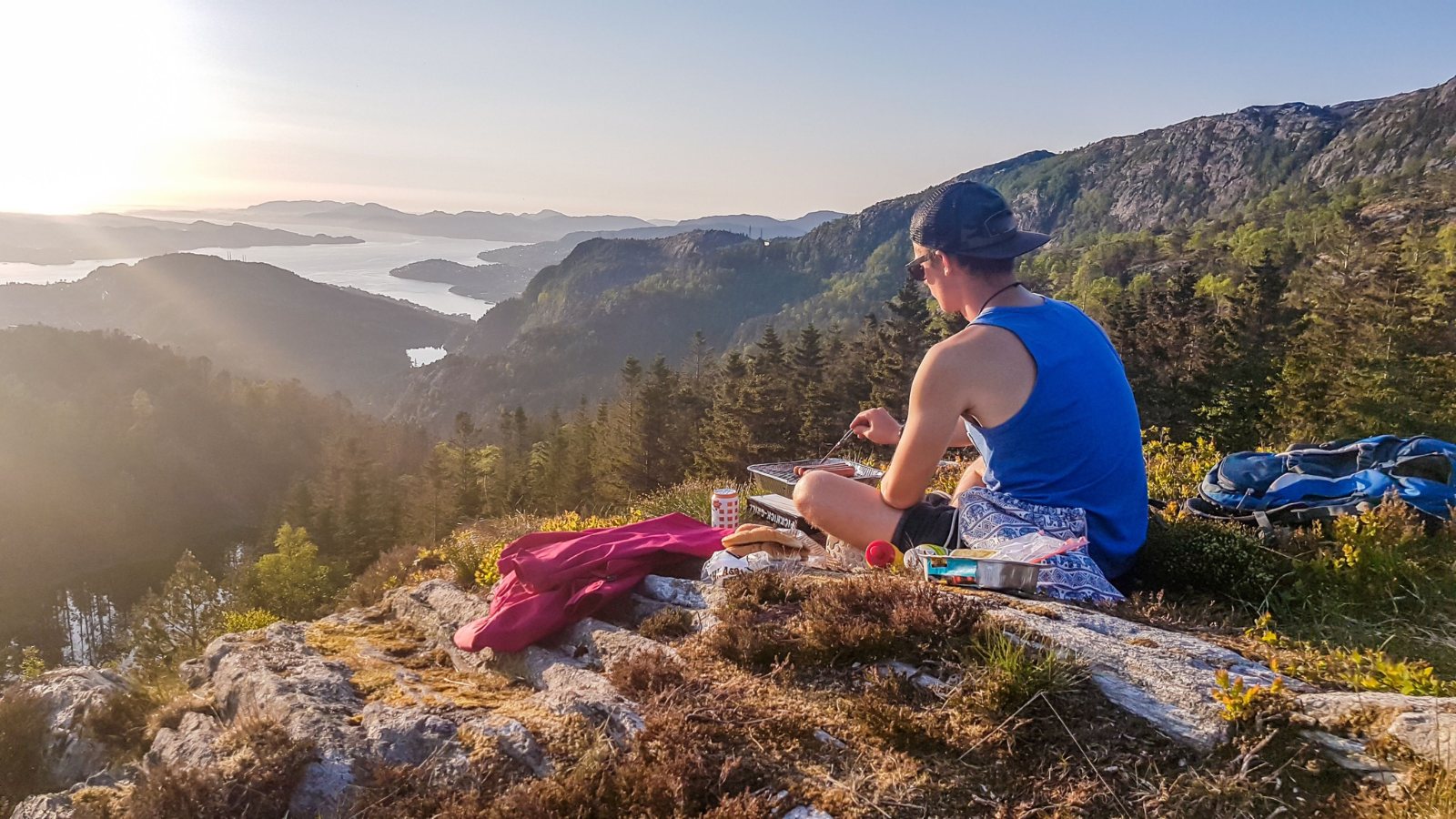 Norwegian on a public holiday.