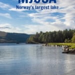 Lake Mjøsa in Norway pin