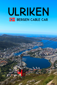 Ulriken Bergen cable car pin