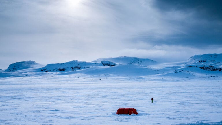 Polar exploration training at Finse in Norway.