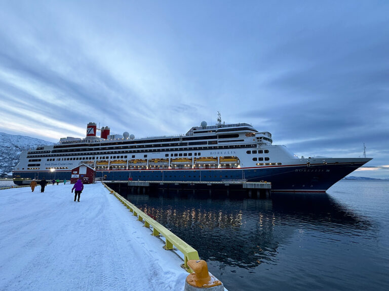 MS Borealis at Narvik port.