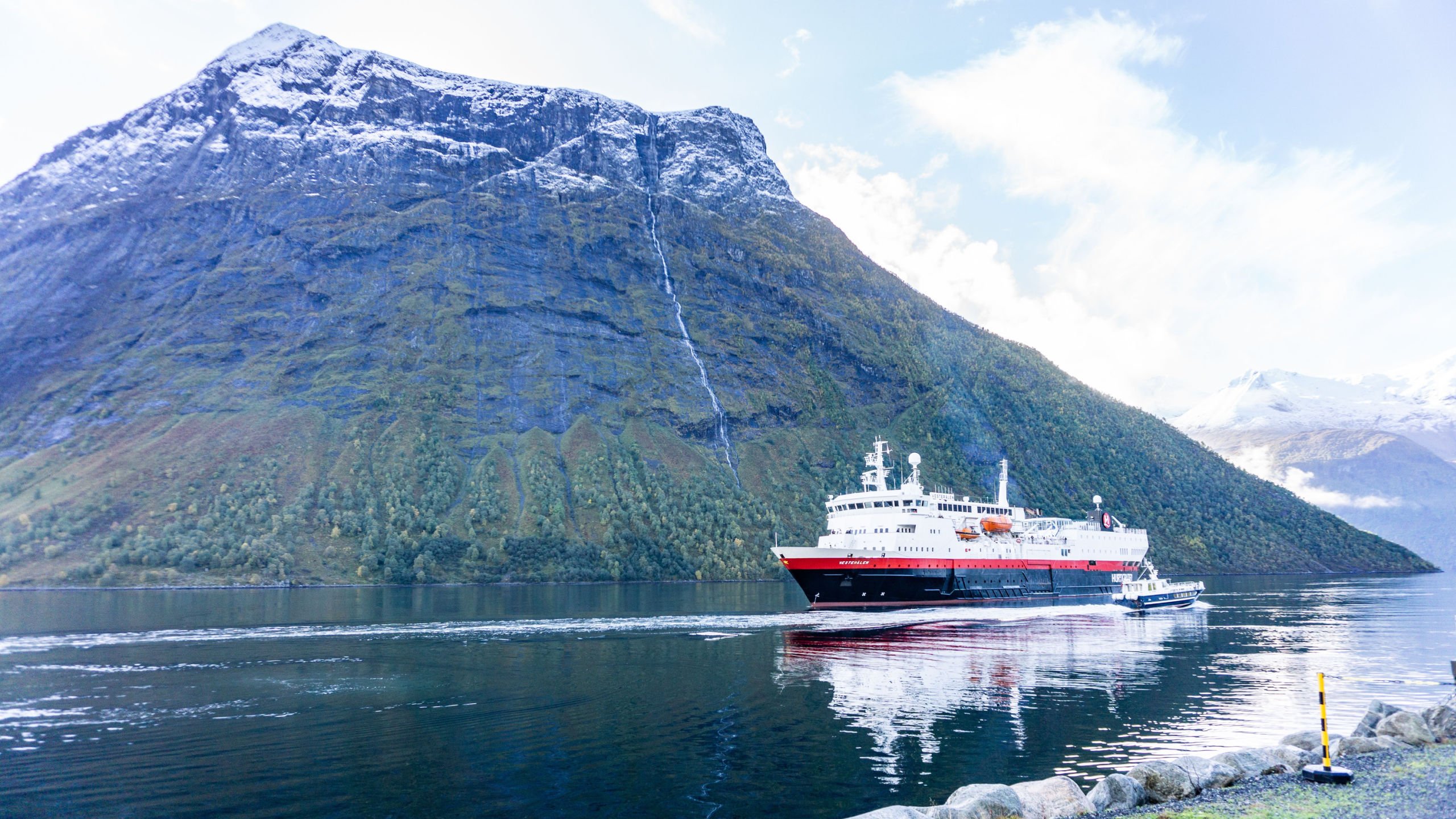 Landscape on the Norway coastal cruise