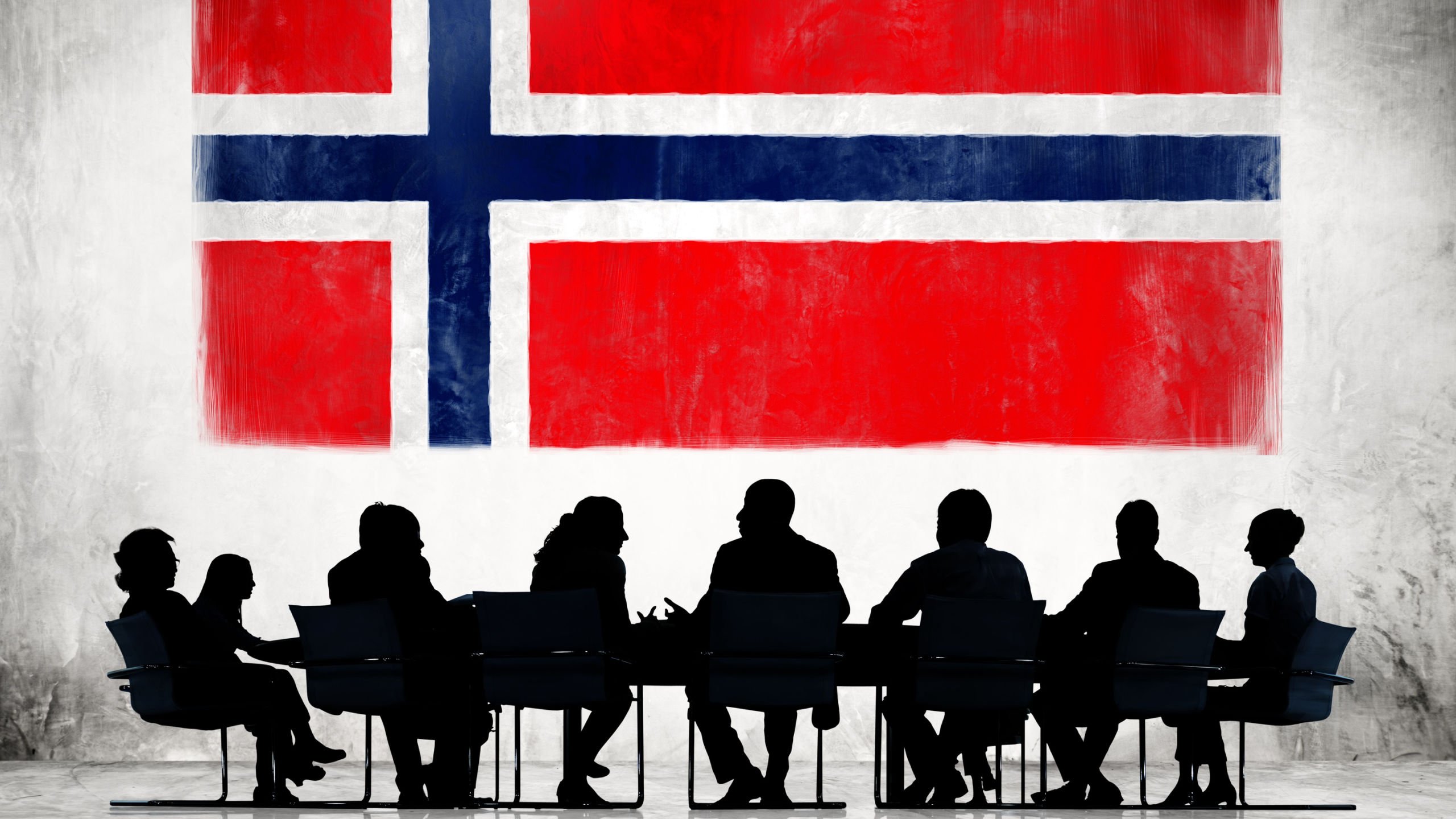 Office meeting in Norway concept image