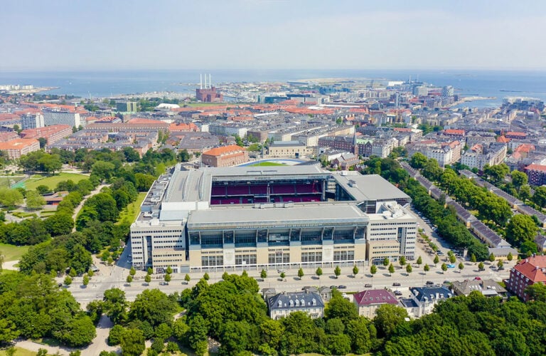 Parken, the home ground of FC Copenhagen. Photo: Maykova Galina / Shutterstock.com.