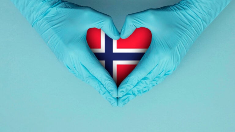 Volunteer care Norway concept image