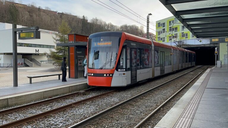 Bybanen, the light rail system in Bergen.