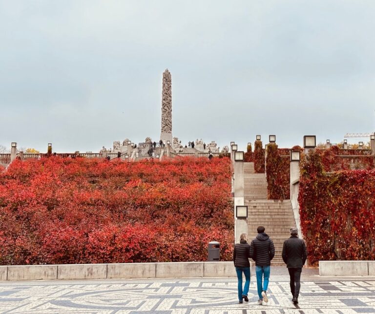 Oslo’s Vigeland Park in the autumn.