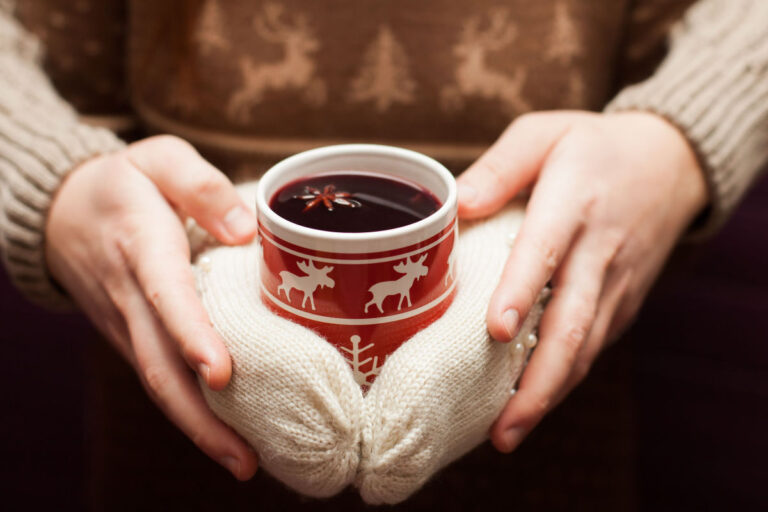 A warming mug of Scandinavian mulled wine.