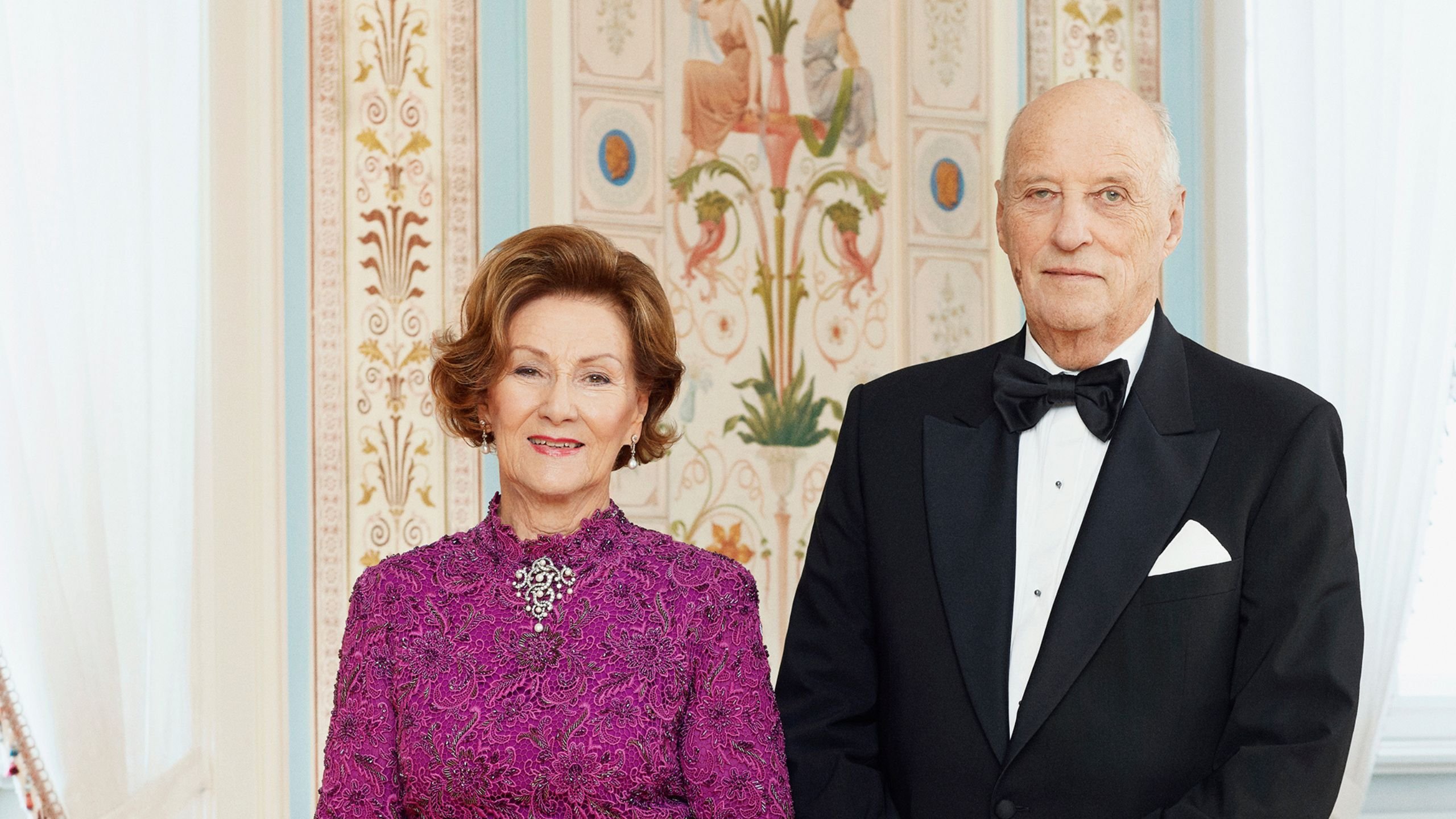 Their Majesties The King and Queen. Photo: Jørgen Gomnæs / The Royal Court.