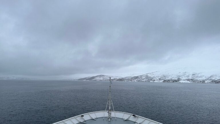 View from forward on deck 6.