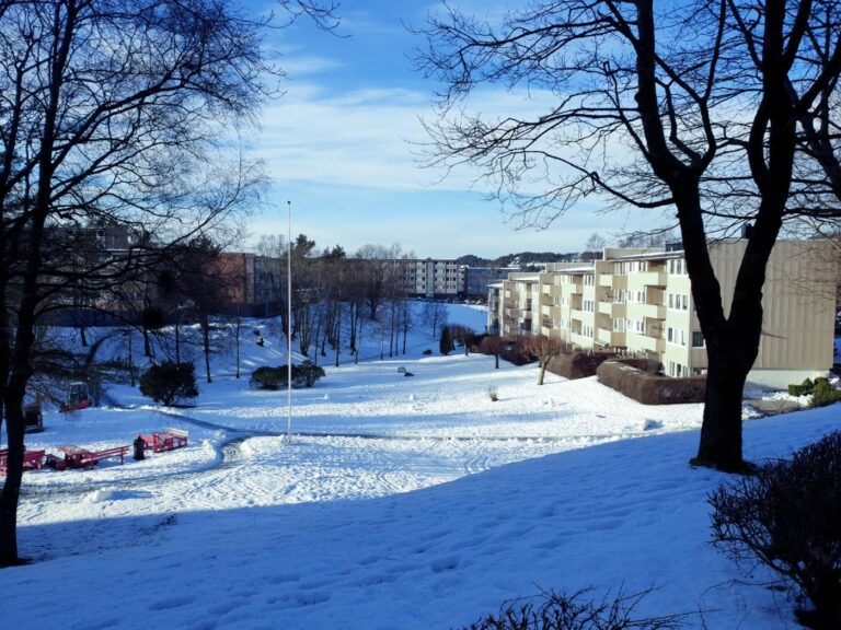 The Sælemyr and Lyshovden borettslag housing developments in Fyllingsdalen, Bergen. Photo: Bergen Kommune.