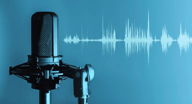 Norway podcast microphone image.