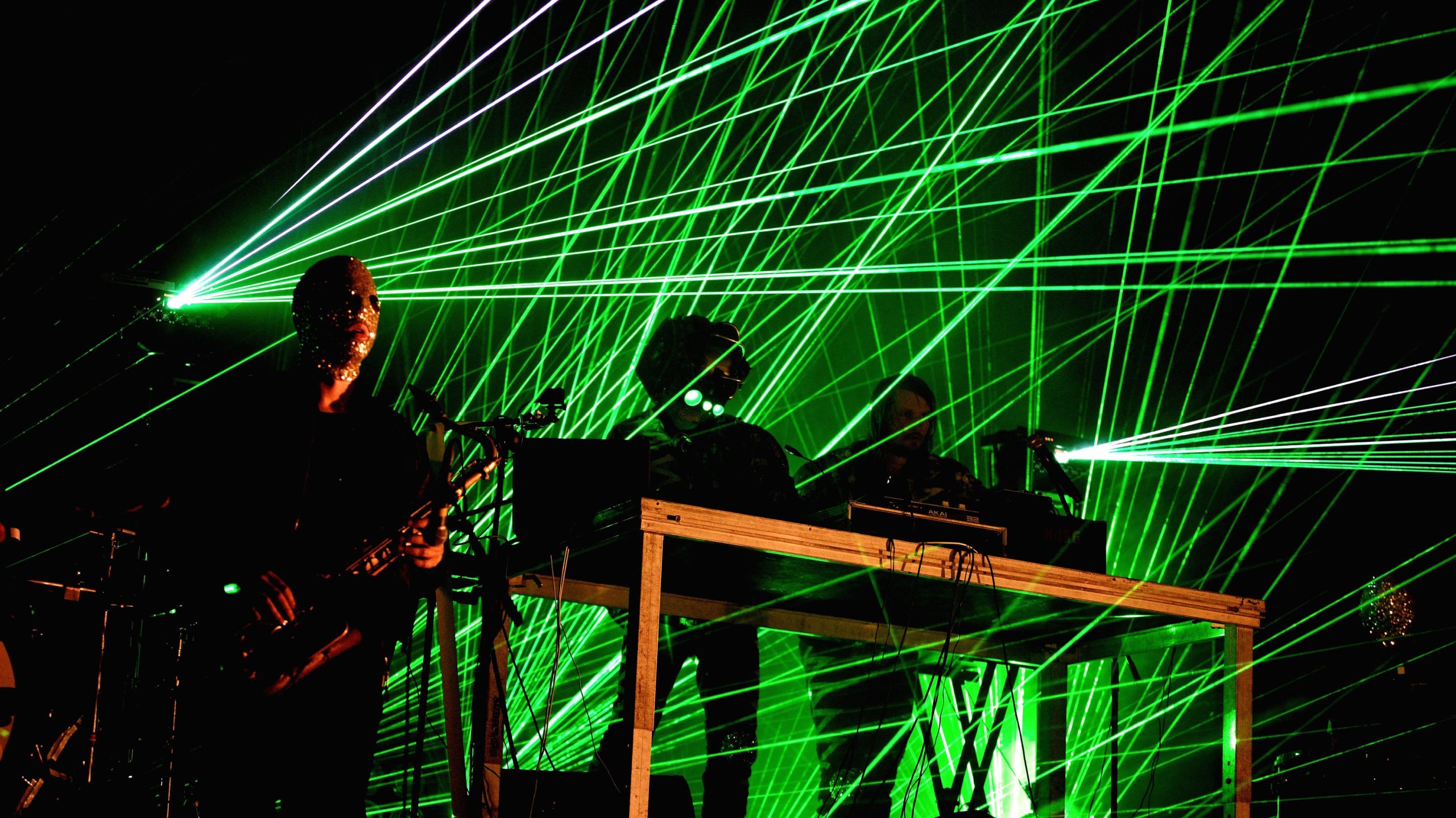 Röyksopp performing live with Robyn at Sonar festival in 2014. Photo: Christian Bertrand / Shutterstock.com.