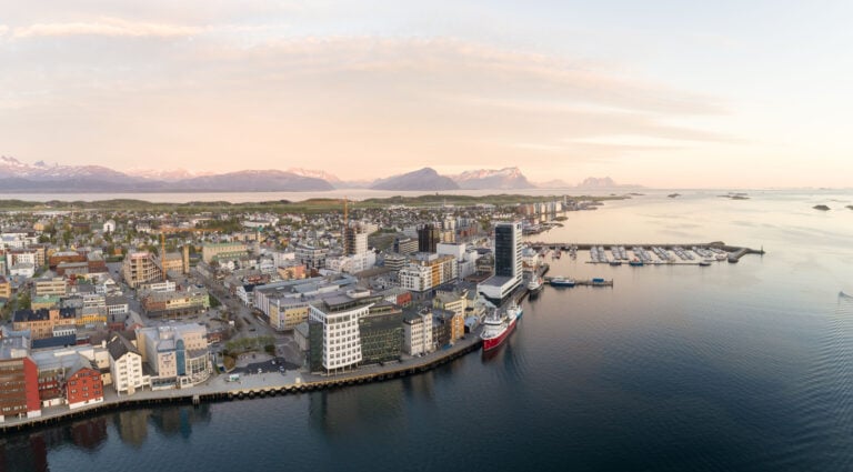 Bodø city centre image.