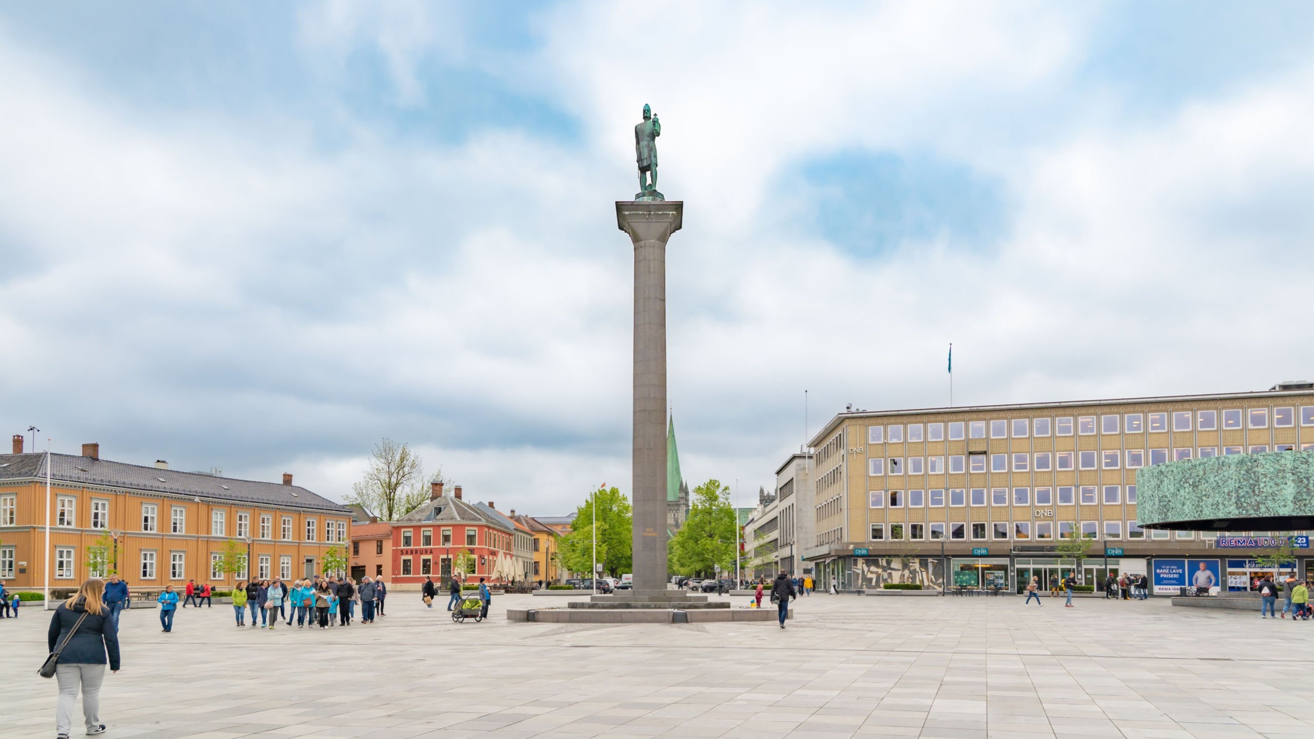 The Trondheim market square, Torvet. Photo: A. Kiro / Shutterstock.com