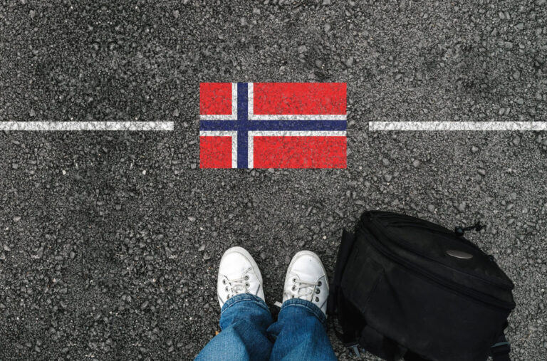 Norway border concept image.