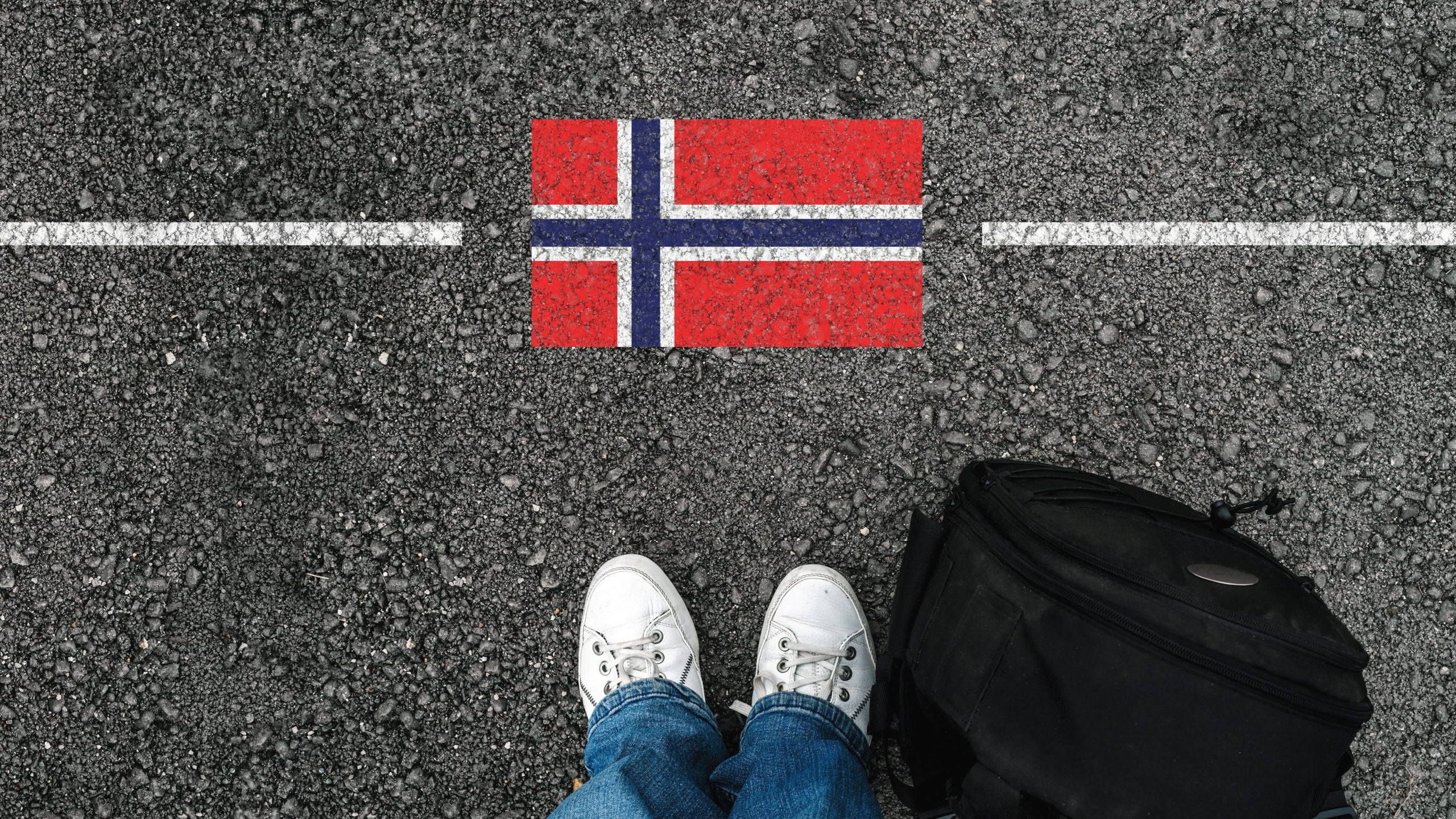 Norway border image concept.