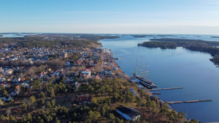 Mariehamn on the Åland Islands.