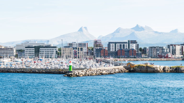 Bodø harbour in Northern Norway