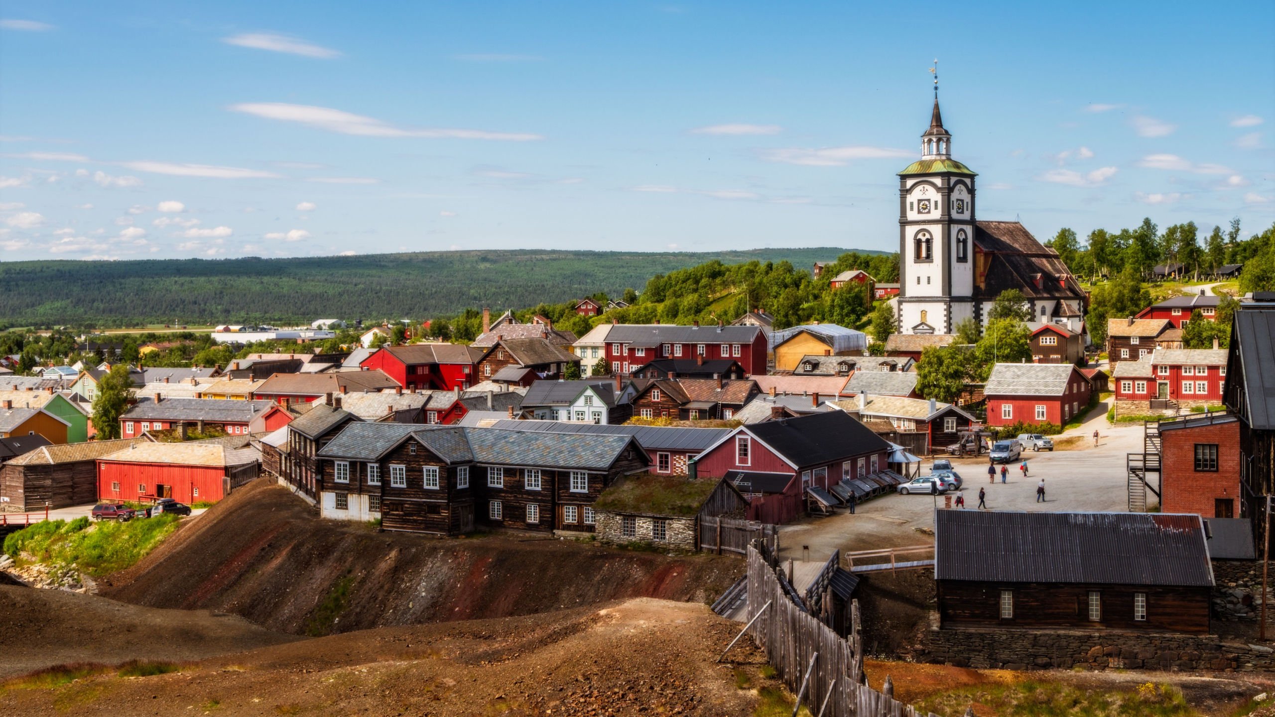 Røros copper mining town in Norway.
