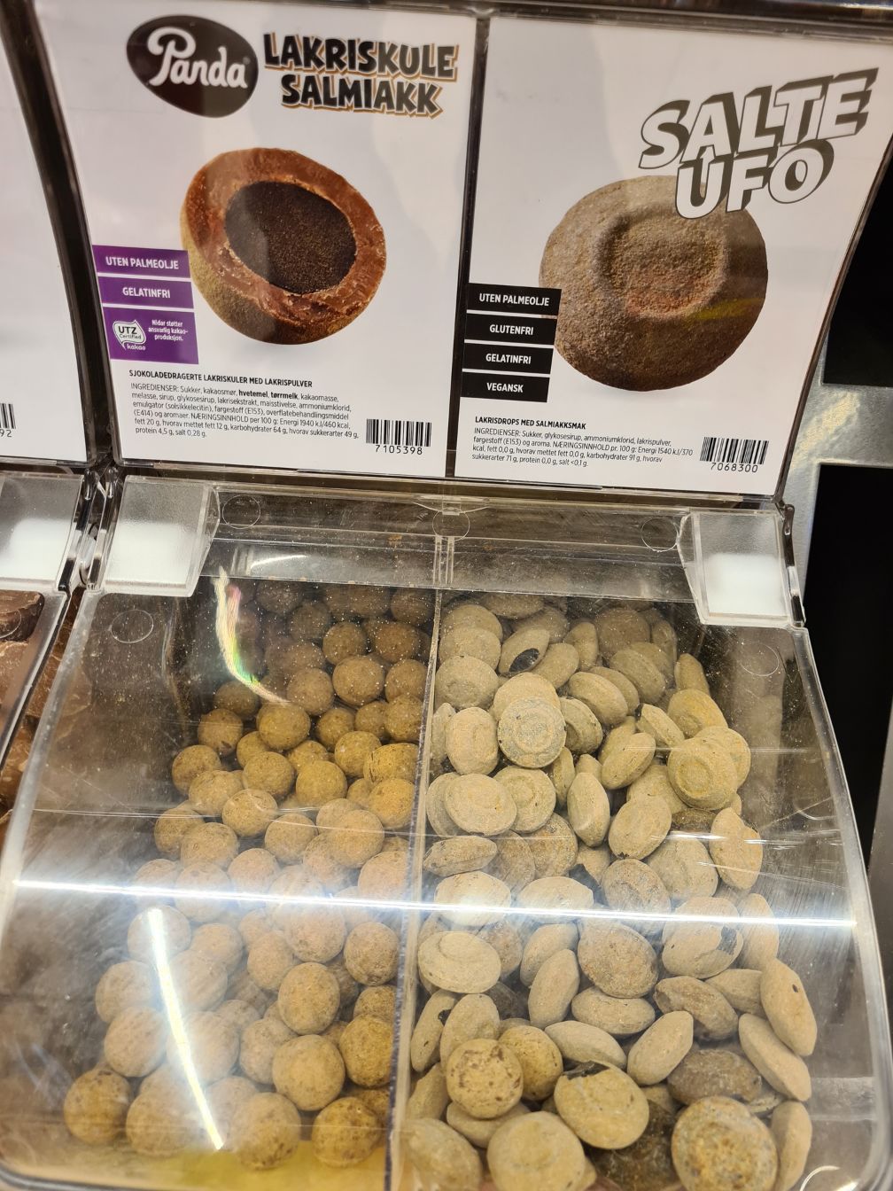 Salte UFO in a Norwegian supermarket. Photo: Daniel Albert.