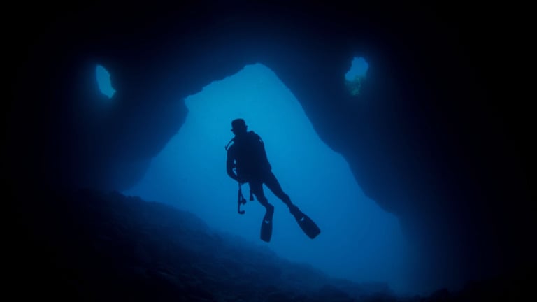 Cave diving is a high-risk, challenging sport. Picture for illustrative purposes only.