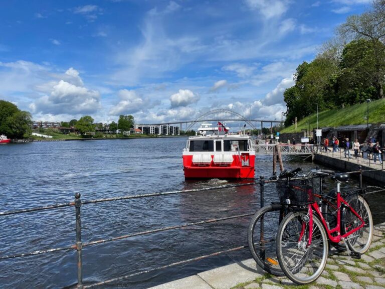 The Glomma river in Fredrikstad.