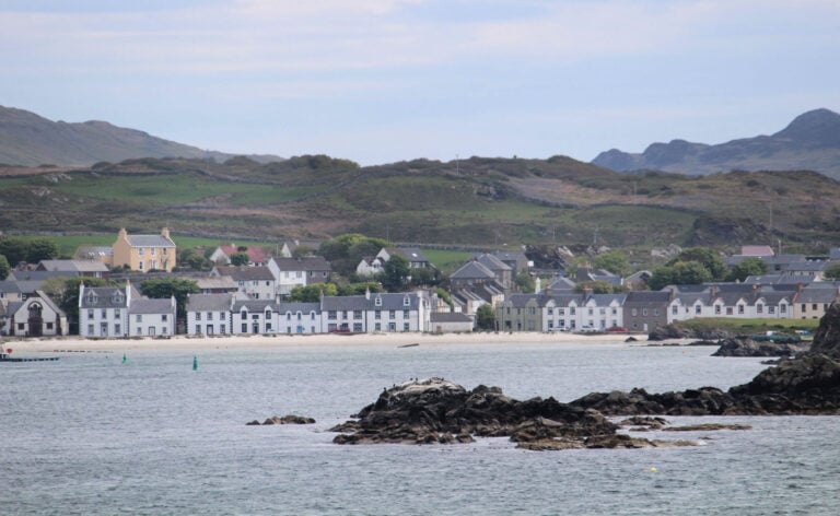 Port Ellen, a small town on the island of Islay.