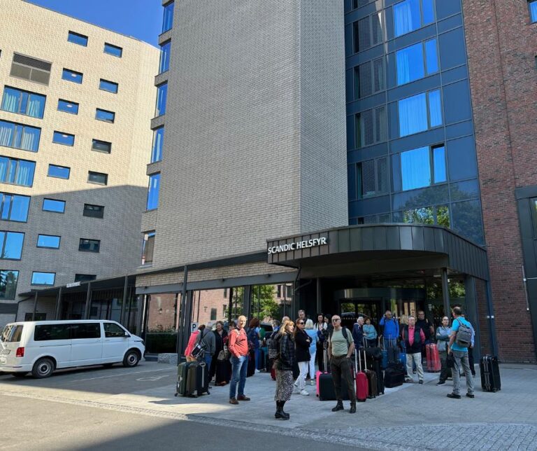 Scandic Helsfyr hotel entrance.